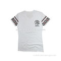 Cotton spandex short sleve fitted t-shirt for man